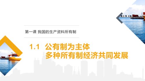 公有制為主體 多種所有制經濟共同發展
